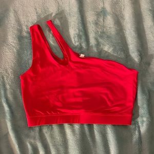 Garage two strap shoulder crop top